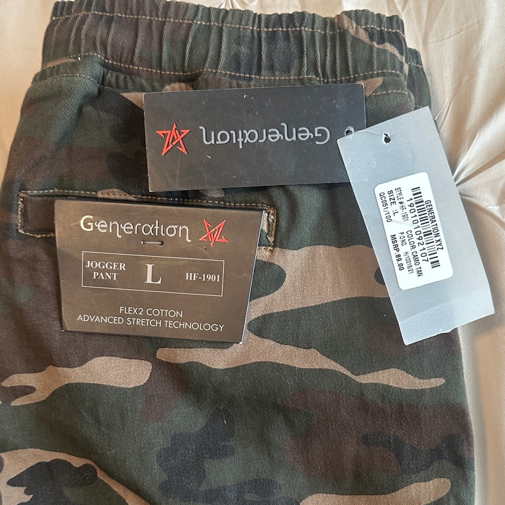 Generation Y Men's Camouflage Joggers